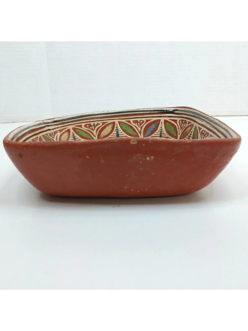 Antique Tlaquepaque Mexican Redware 7